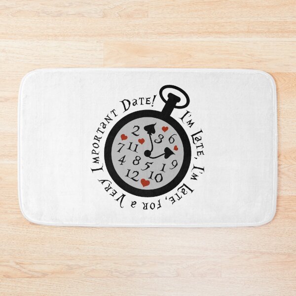 Item preview, Clock - I'm Late! designed and sold by KissingFrogs.