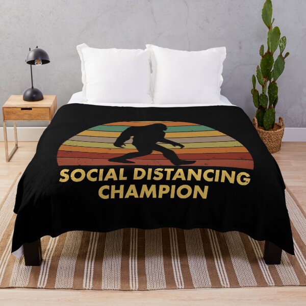 Item preview, Social Distancing Champion Bigfoot Sasquatch Legend Designs Funny Myth designed and sold by elderberry.