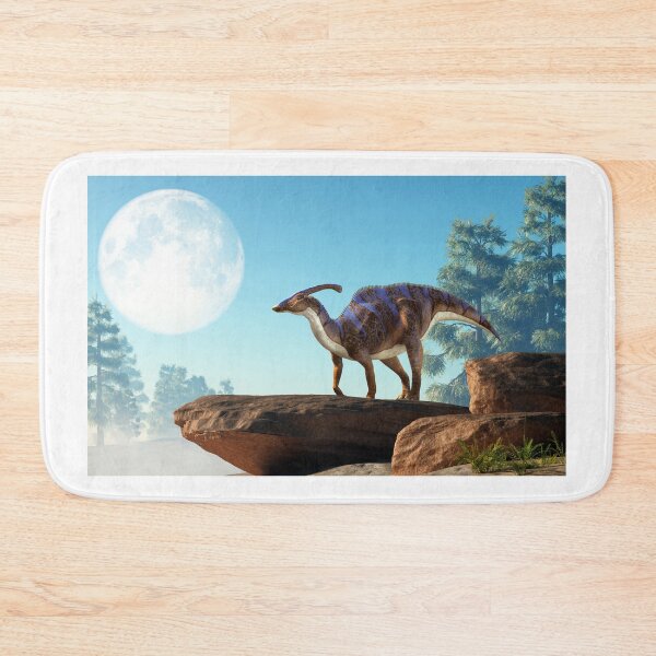 Item preview, Parasaurolophus on a Rock Under the Moon designed and sold by Daniel Eskridge.