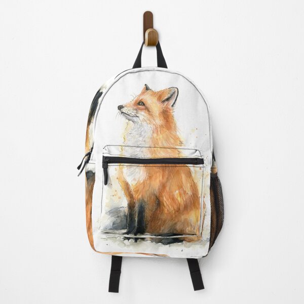 Item preview, Watercolor Fox Painting designed and sold by Olga Shvartsur.