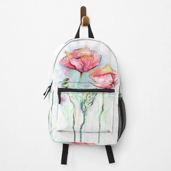 Item preview, Red Poppies Watercolor designed and sold by Olga Shvartsur.