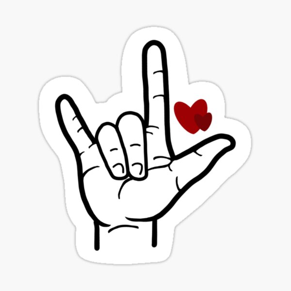 I Love You Sign Language Geschenke Merchandise Redbubble