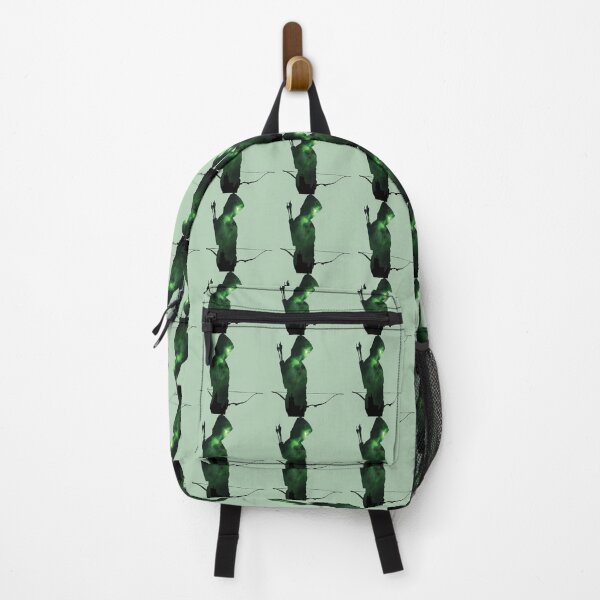 Green Arrow Silhouette Backpack