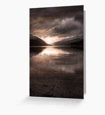 Sunset's Gold || Arrochar and Loch Long, Scotland Greeting Card