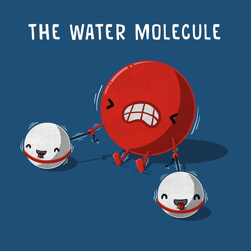 the-water-molecule-posters-by-wirdou-redbubble