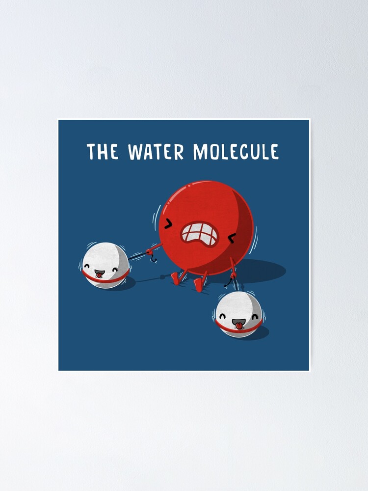 TooLoud Water Molecule Text Infant T-Shirt