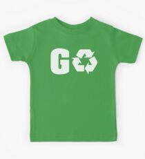 Earth Day Go Green Kids Tee