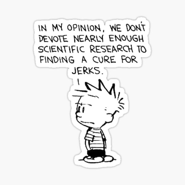 Calvin und Hobbes Sticker