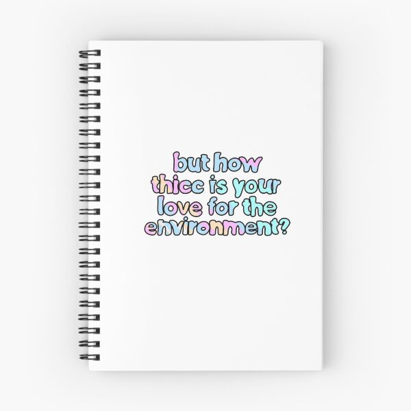 Item preview, but how thicc is your love for the environment? ||| whatthemichelle  designed and sold by whatthemichelle.