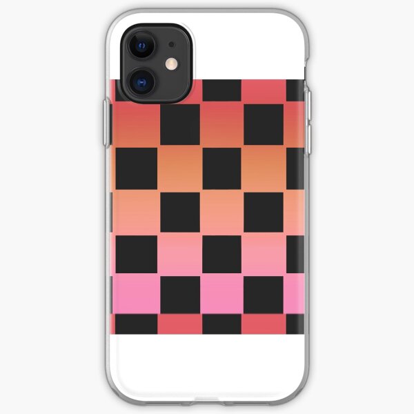 Sunburst checkers iPhone Soft Case