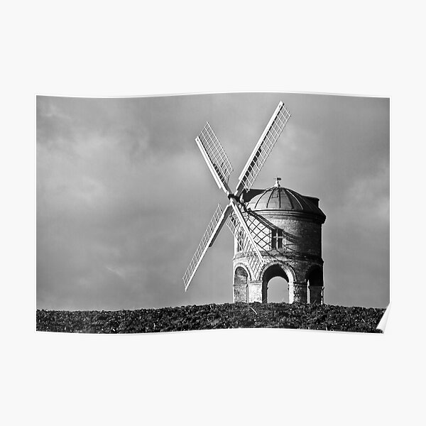 Chesterton Windmill Shadows Poster