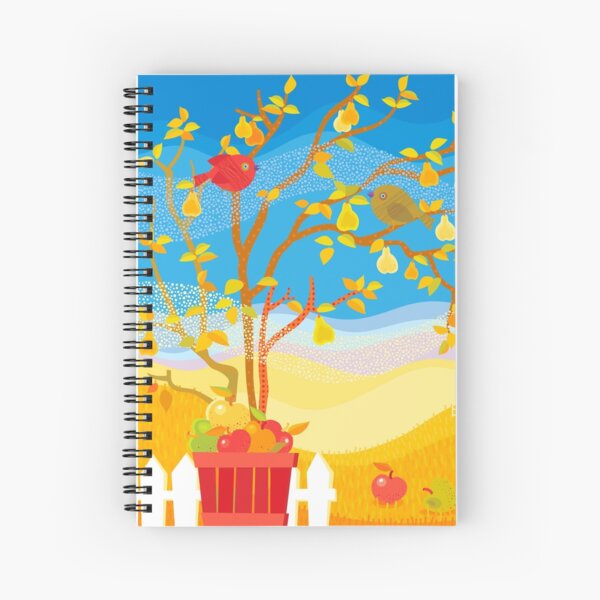 Autumn Farm Spiral Notebook