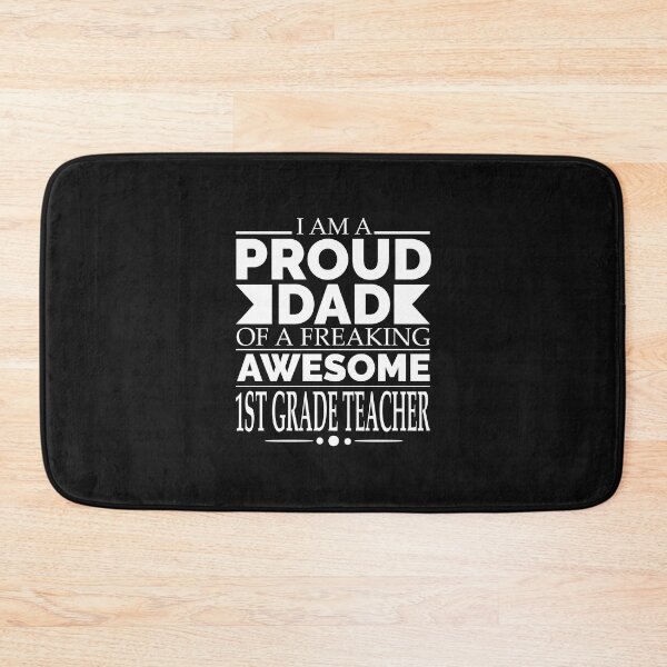 Item preview, Proud Dad of an awesome 1st Grade teacher Father's Day designed and sold by losttribe.