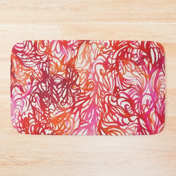 Item preview, Red Abstract Painted Flames designed and sold by Carolina Diaz.