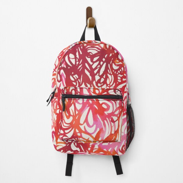 Item preview, Red Abstract Painted Flames designed and sold by Carolina Diaz.