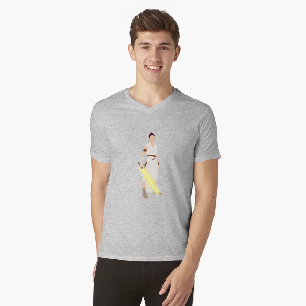Vista previa del artículo con la obra «Camiseta de cuello en V», diseñado y vendido por immelissasavin.