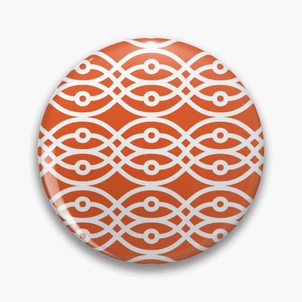 Item preview, Kimono Print, Coral Orange and White designed and sold by Marymarice.