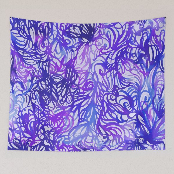 Item preview, Purple Abstract Painted Flames designed and sold by Carolina Diaz.