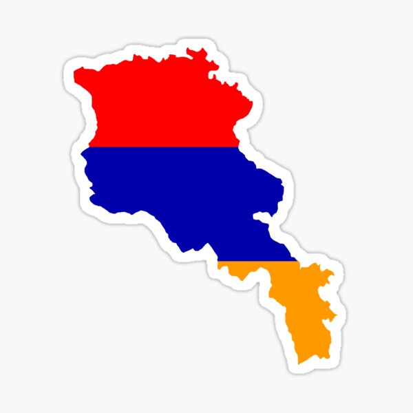 Item preview, Armenia country flag map colourfull  designed and sold by rashadat.