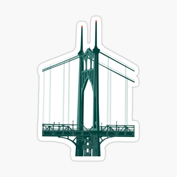 Item preview, St Johns Bridge Portland Oregon designed and sold by Billy Talbert Digital Designs.