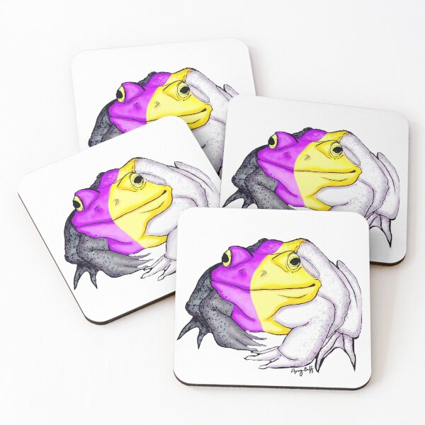 Item preview, Nonbinary Frogs! designed and sold by Avery Buff.