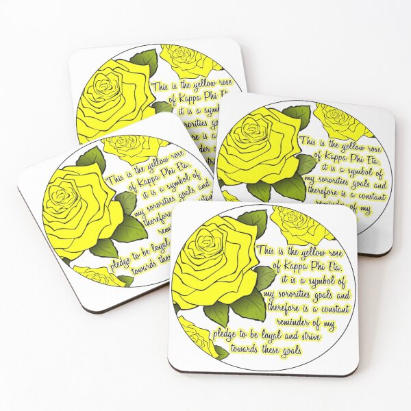 Item preview, Kappa Phi Eta Yellow Rose designed and sold by artbysydsyd.