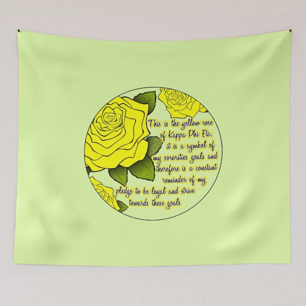 Item preview, Kappa Phi Eta Yellow Rose designed and sold by artbysydsyd.