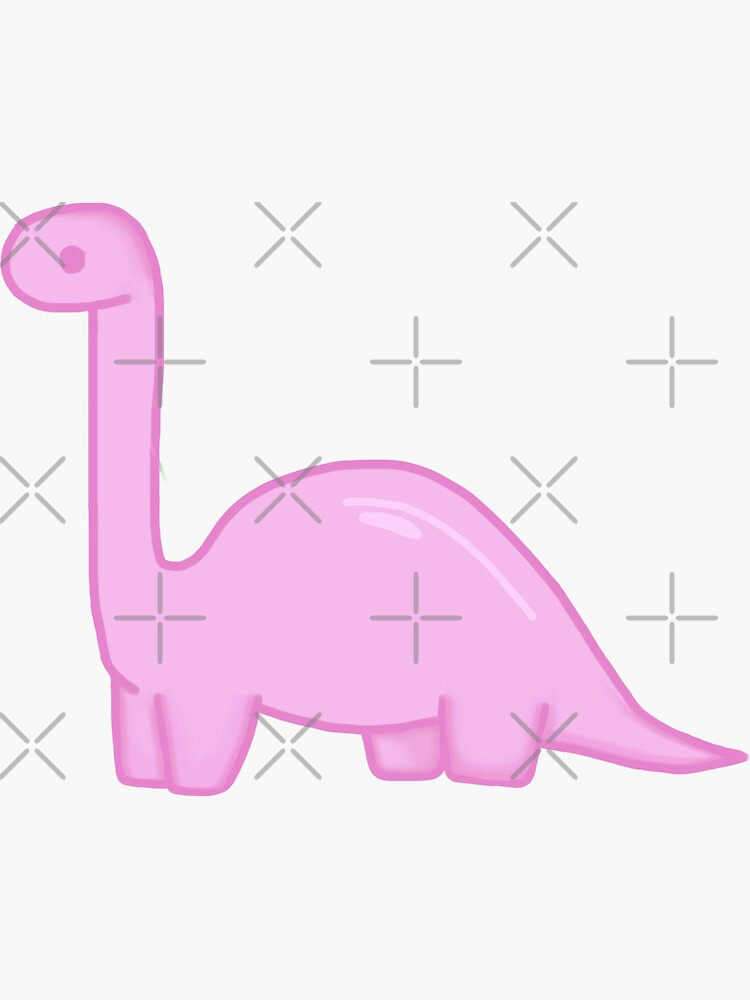 cute dino pink