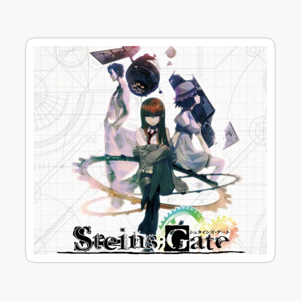 Steins Gate Artwork Poster By Joader Redbubble