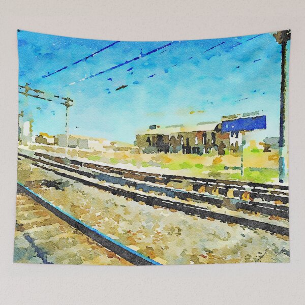 Item preview, Rail tracks and railway wagon designed and sold by Giuseppe Cocco.