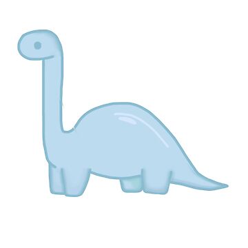 Artwork thumbnail, Blue Dino by shopwithemily