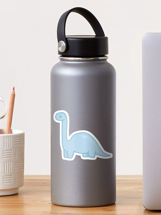Thumbnail 1 of 3, Sticker, Blue Dino designed and sold by shopwithemily.