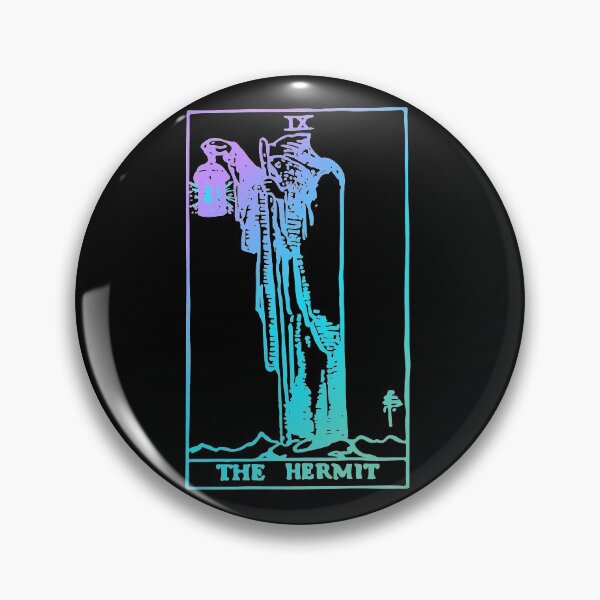 Item preview, El Jinete de la Carta del Tarot Ermitaño Waite Witchy designed and sold by intothevoiddd.