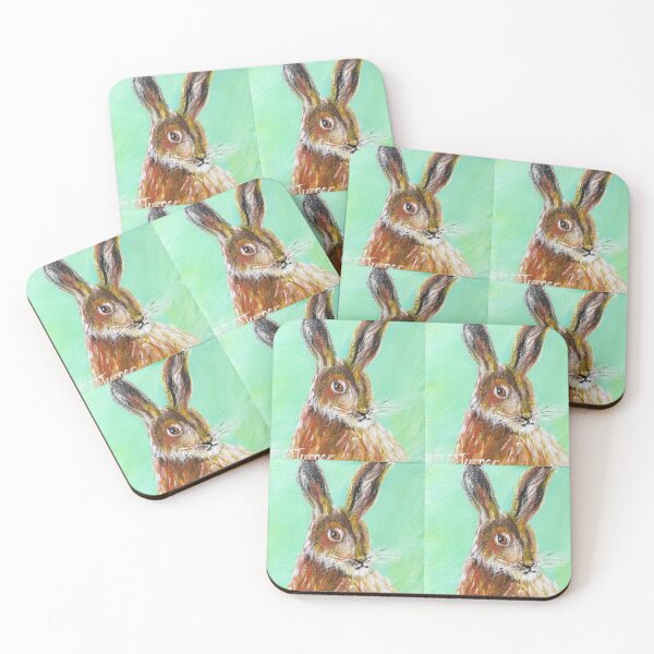 Hare Coasters (Set of 4)
