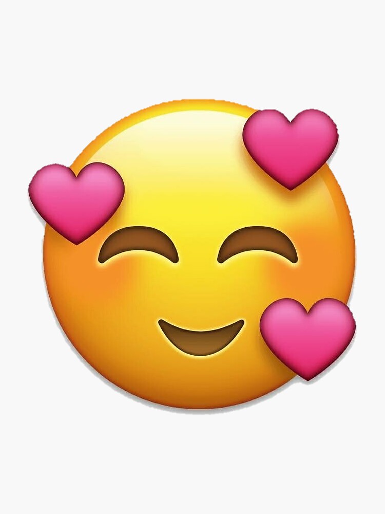 "Emoji face." Sticker by DanielS04 Redbubble