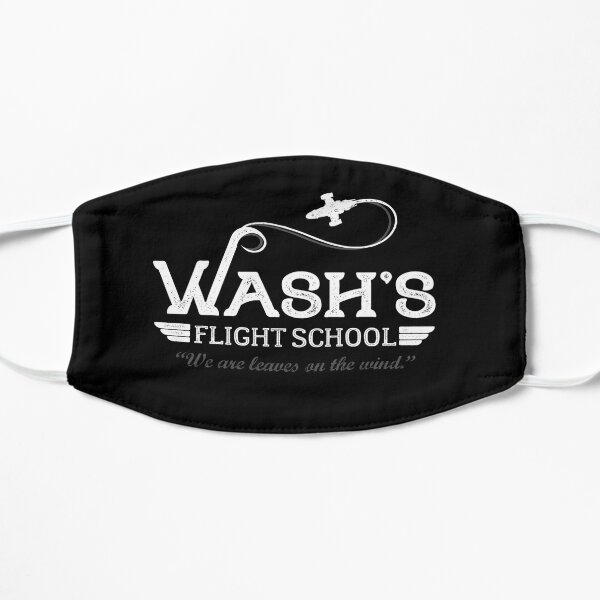 Wash's Flight School Flat Mask