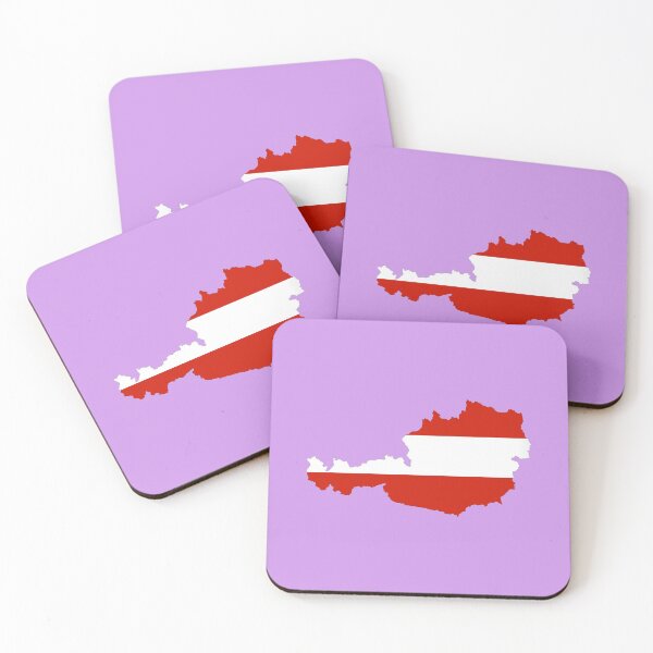 Item preview,  Austria country flag map colourfull  designed and sold by rashadat.