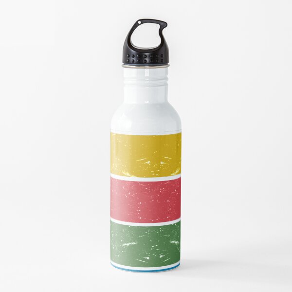 Thunderbirds Classic - Birds Silhouettes on Stripes Water Bottle