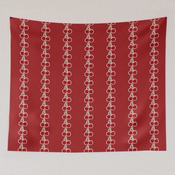 Item preview, cute basic tropical pair of red cherries designed and sold by marissajean8.