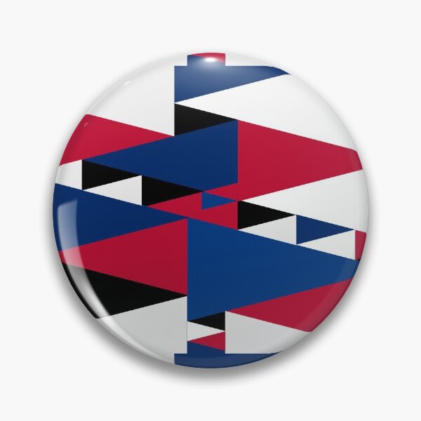 Item preview, Abstract geometric triangles - USA flag designed and sold by Beyond Words.