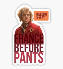 France before pants! (That means you, Grantaire) Sticker