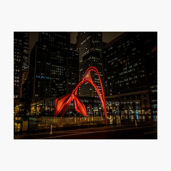 Picasso at Night Photographic Print