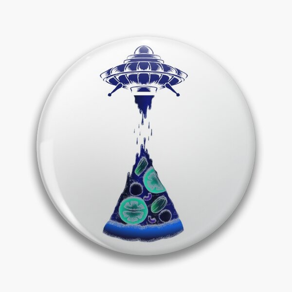 Item preview, UFO Alien Pizza designed and sold by Feather of art  ⭐⭐⭐⭐⭐.