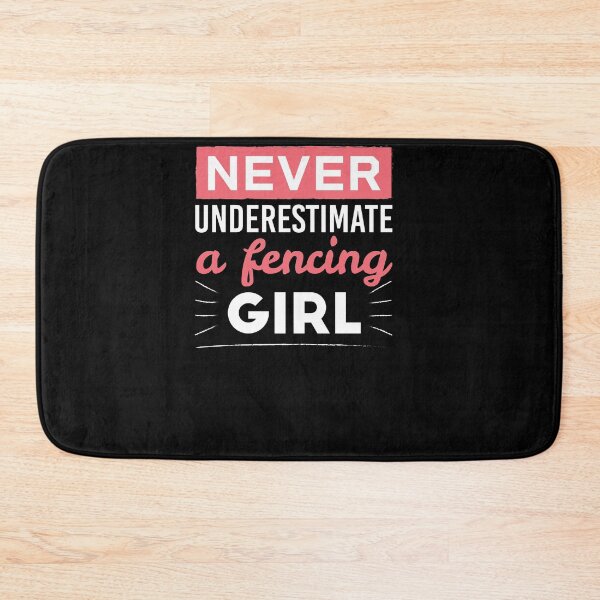 Item preview, Never Underestimate Fencing Girl Gift designed and sold by jeffded.