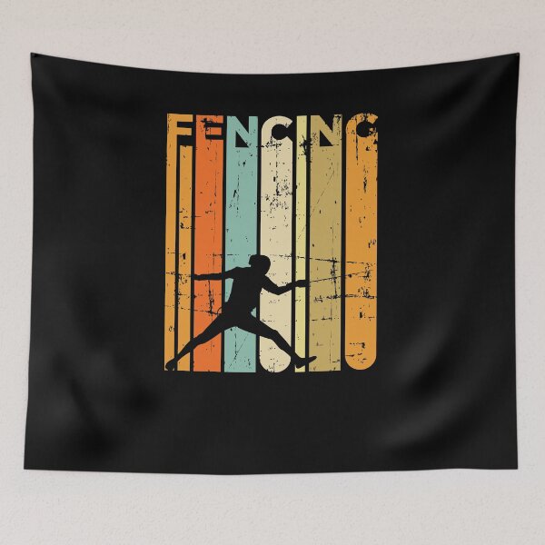 Item preview, Retro Fencing Vintage Fencer Gift designed and sold by jeffded.