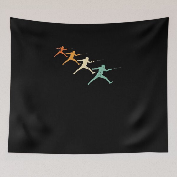 Item preview, Retro Fencing Vintage Fencer Gift designed and sold by jeffded.