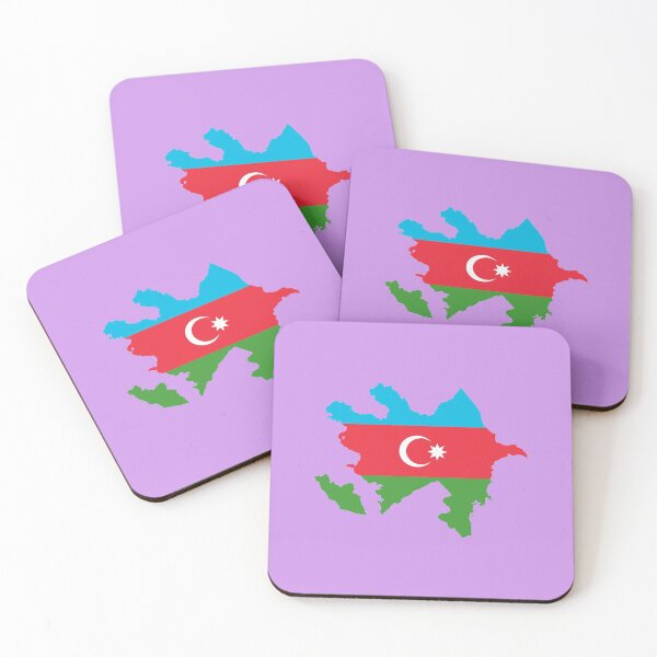 Item preview, Azerbaijan country flag map green, white , red, blue designed and sold by rashadat.