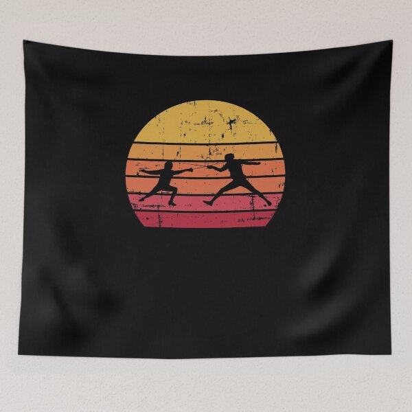 Item preview, Retro Fencing Vintage Fencer Gift designed and sold by jeffded.