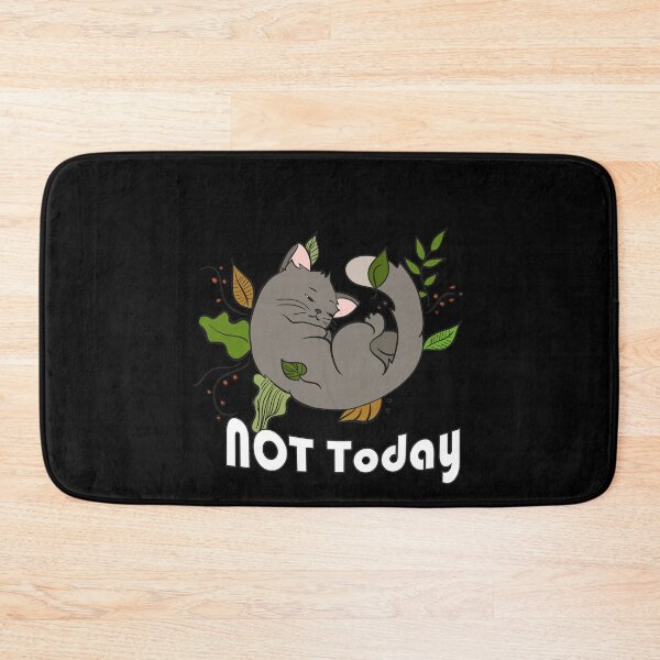 Item preview, Lazy Cat Half Asleep Not Today designed and sold by AxzoGerman.