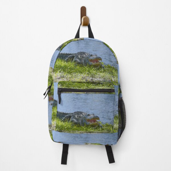 Item preview, Florida alligator on the grass at the lake designed and sold by Zina Stromberg.
